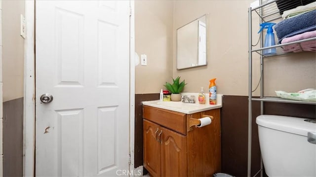 3510 E 2nd St, Los Angeles, CA 90063 - bathroom featuring vanity and toilet