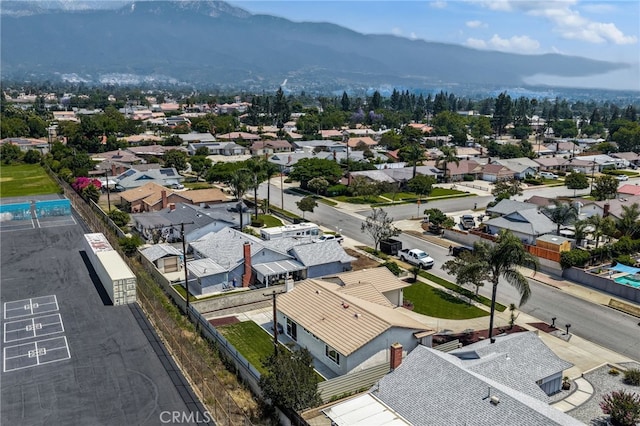 6880 Topaz St, Rancho Cucamonga, CA 91701 - aerial view of residential area with mountains