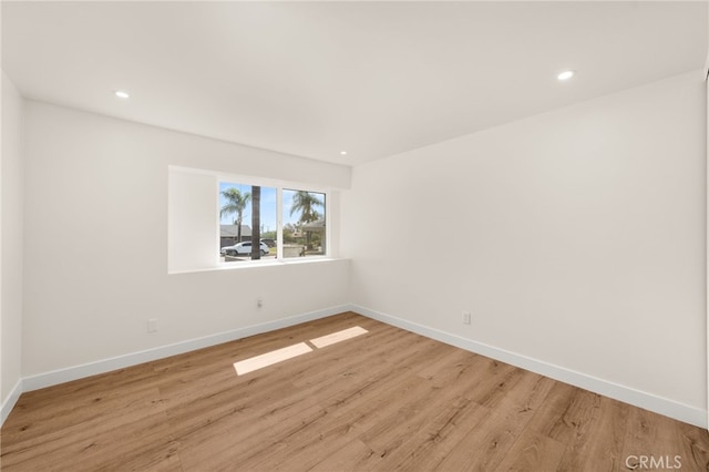 6880 Topaz St, Rancho Cucamonga, CA 91701 - spare room with light wood finished floors and recessed lighting