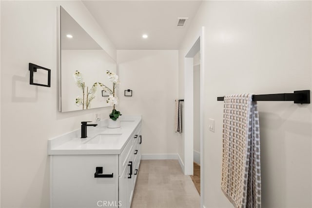 6880 Topaz St, Rancho Cucamonga, CA 91701 - bathroom with vanity and recessed lighting