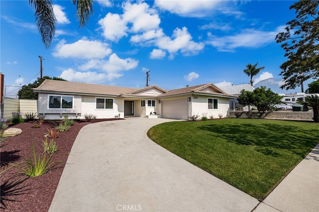 6880 Topaz St, Rancho Cucamonga, CA 91701 - ranch-style house with driveway, stucco siding, and a garage