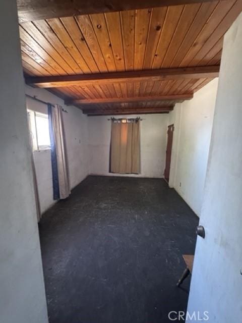 1676 Avalon Ave, Yucca Valley, CA 92284 - basement featuring wood ceiling
