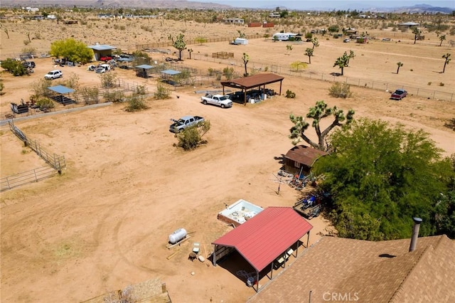 1676 Avalon Ave, Yucca Valley, CA 92284 - overview of rural landscape featuring a desert landscape and mountains