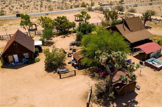 1676 Avalon Ave, Yucca Valley, CA 92284 - overview of rural landscape with a desert landscape