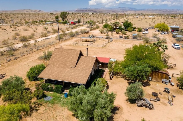1676 Avalon Ave, Yucca Valley, CA 92284 - view of rural area featuring a desert landscape and a mountain backdrop