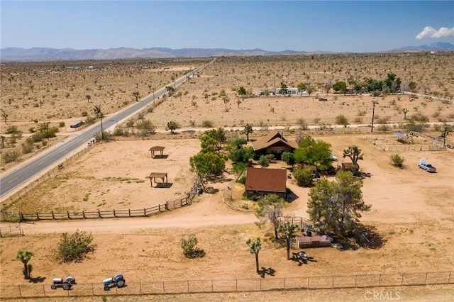 1676 Avalon Ave, Yucca Valley, CA 92284 - overview of rural landscape with a desert landscape and a mountainous background