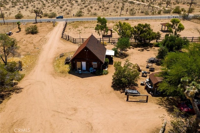 1676 Avalon Ave, Yucca Valley, CA 92284 - overview of rural landscape featuring a desert landscape
