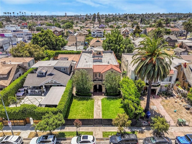 1732 W 48th St, Los Angeles, CA 90062 - aerial perspective of suburban area