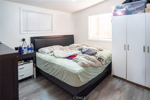 13672 Monroe St, Westminster, CA 92683 - bedroom with wood finished floors and lofted ceiling