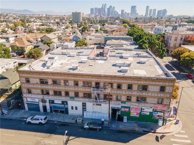 1262 Fedora St, Los Angeles, CA 90006 - aerial view of city skyline