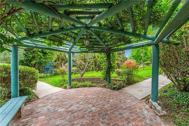 564 N Bellflower Blvd Unit 120, Long Beach, CA 90814 - view of patio with a gazebo