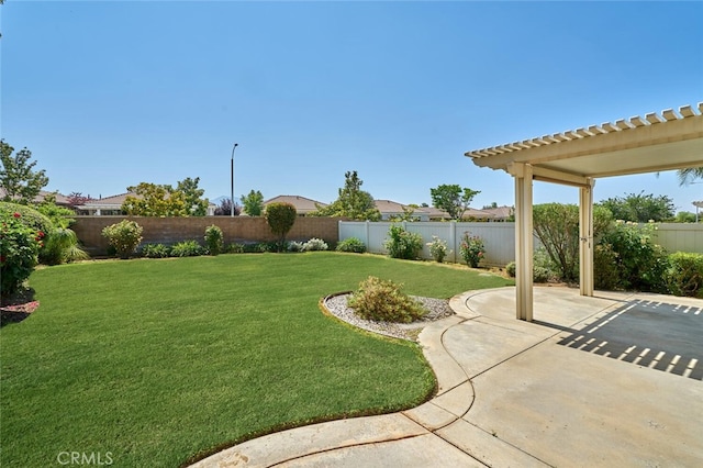 1558 Rockrose Way, Beaumont, CA 92223 - view of yard with a patio area and a pergola