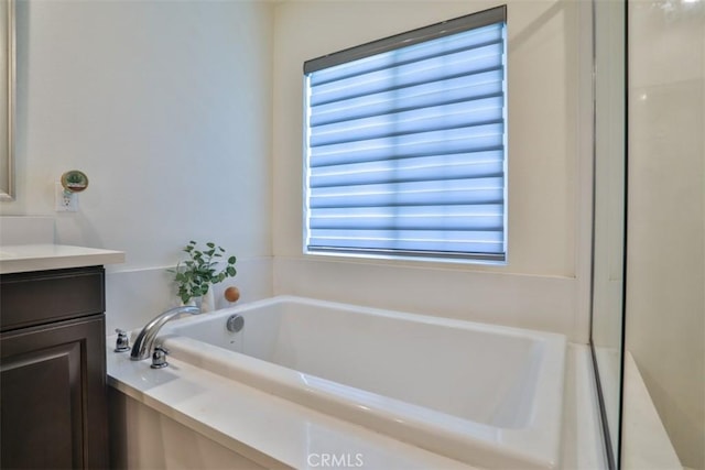 6886 Cache Way, Jurupa Valley, CA 91752 - bathroom featuring vanity and a garden tub