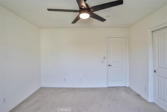 6886 Cache Way, Jurupa Valley, CA 91752 - spare room featuring ceiling fan, light carpet, and a smoke detector