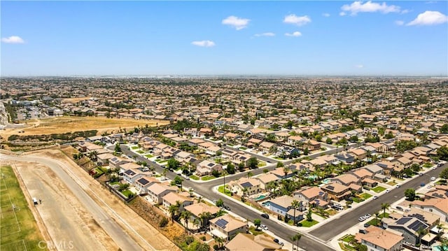 12337 Columbia Ln, Eastvale, CA 91752 - aerial view of property and surrounding area with nearby suburban area