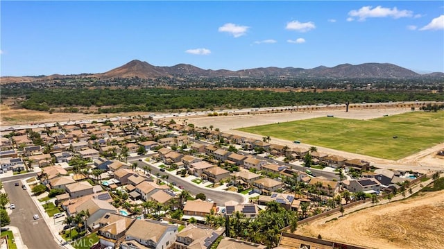 12337 Columbia Ln, Eastvale, CA 91752 - aerial perspective of suburban area featuring mountains