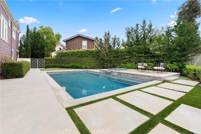 37 Craftsbury Pl, Ladera Ranch, CA 92694 - view of swimming pool with a patio area and a fenced backyard