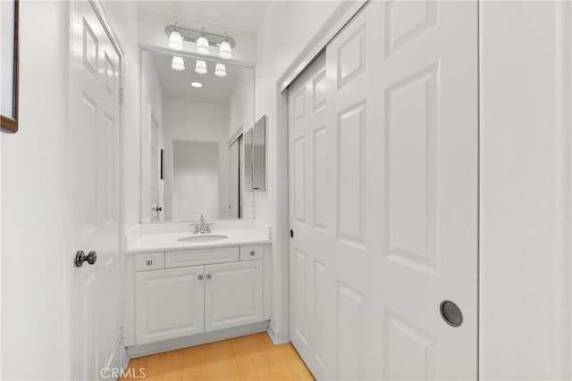 37 Craftsbury Pl, Ladera Ranch, CA 92694 - bathroom featuring vanity and wood finished floors