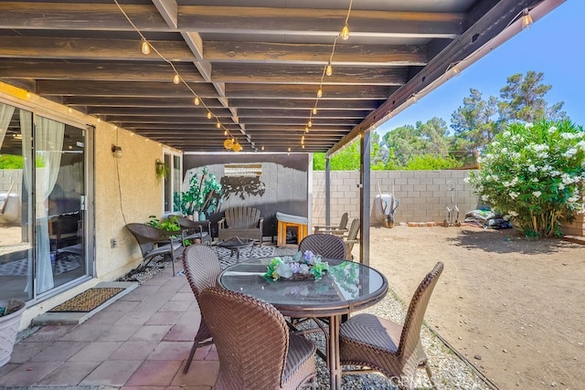 2846 Nandina Dr, Palmdale, CA 93550 - view of patio / terrace with outdoor dining space