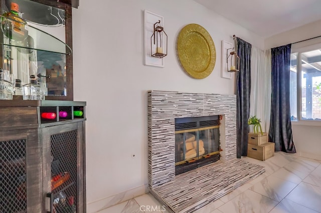2846 Nandina Dr, Palmdale, CA 93550 - detailed view of a tiled fireplace
