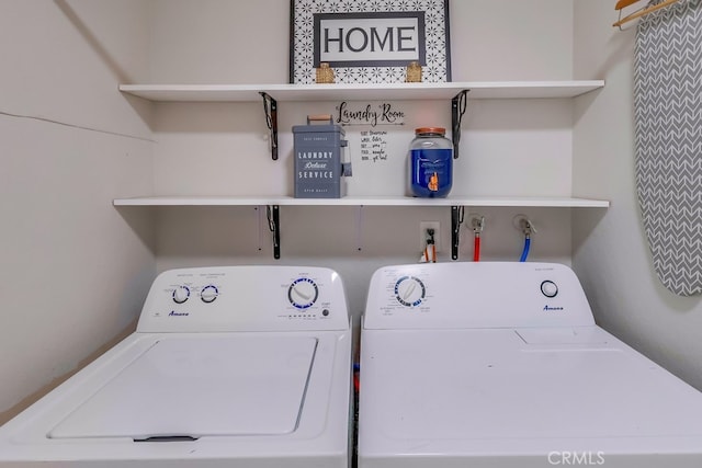 2846 Nandina Dr, Palmdale, CA 93550 - washroom with separate washer and dryer