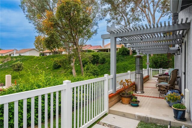27705 Calle Valdes, Mission Viejo, CA 92692 - view of patio with a pergola