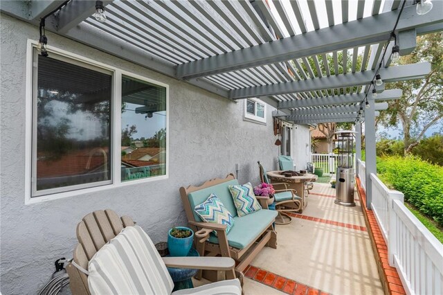 27705 Calle Valdes, Mission Viejo, CA 92692 - view of patio featuring a pergola and a fire pit