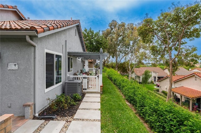 27705 Calle Valdes, Mission Viejo, CA 92692 - view of yard featuring a pergola