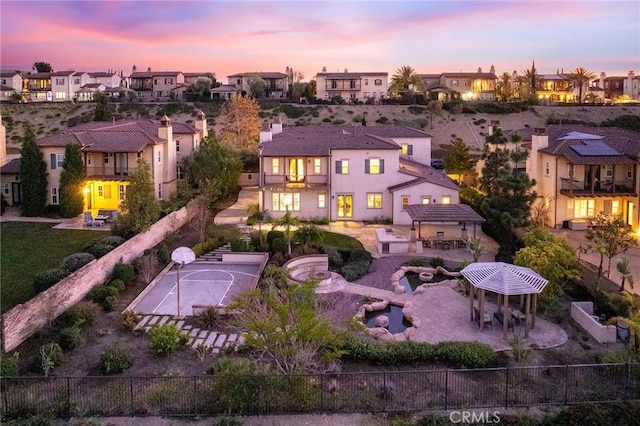 19599 Highland Terrace Dr, Walnut, CA 91789 - aerial view of residential area