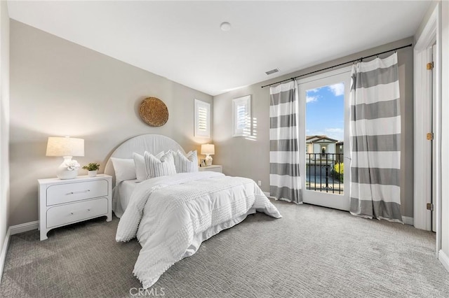 11 Goldenrod, Lake Forest, CA 92630 - carpeted bedroom featuring access to exterior and baseboards