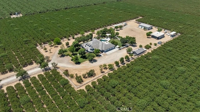8401 Mayer Ave, Bakersfield, CA 93314 - aerial view of sparsely populated area featuring rows of crops