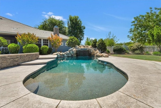 8401 Mayer Ave, Bakersfield, CA 93314 - view of swimming pool featuring a patio