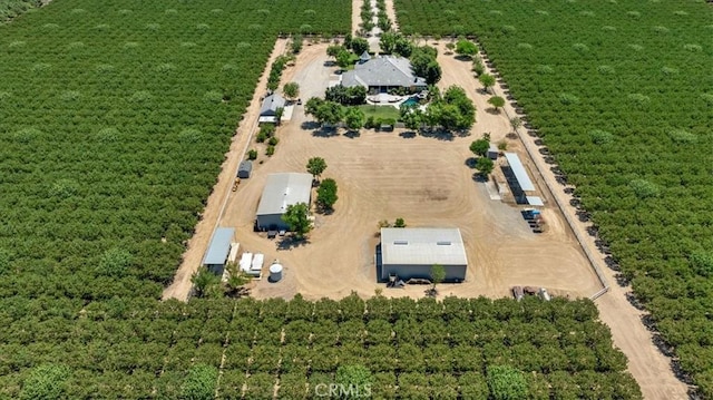 8401 Mayer Ave, Bakersfield, CA 93314 - aerial view of property and surrounding area with rural landscape