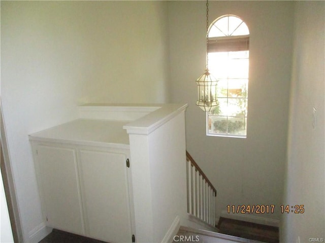 70 Costero Aisle Unit 304, Irvine, CA 92614 - stairway featuring plenty of natural light and a chandelier