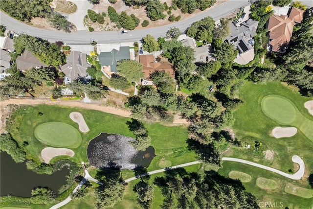 524 Golf Course Rd, Lake Arrowhead, CA 92352 - aerial view of property and surrounding area with a golf club
