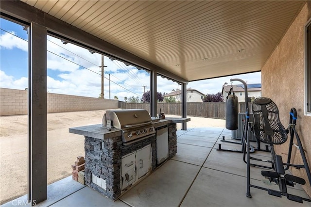 13324 Morningside St, Hesperia, CA 92344 - fenced backyard featuring a patio