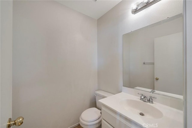 13324 Morningside St, Hesperia, CA 92344 - half bathroom featuring toilet and vanity