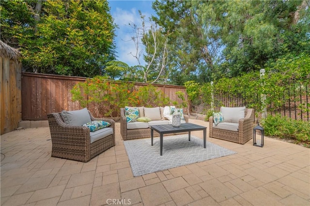 2115 Via Viejo, San Clemente, CA 92673 - fenced backyard with outdoor lounge area and a patio area