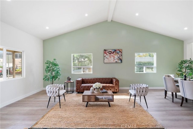 2536 Cotner Ave, Los Angeles, CA 90064 - living room featuring light wood finished floors and recessed lighting
