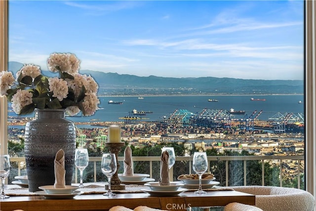 29805 Knoll View Dr, Rancho Palos Verdes, CA 90275 - water view with a mountainous background