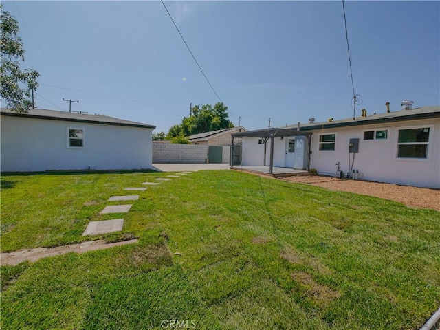 24931 Vine St, San Bernardino, CA 92410 - view of yard with a patio