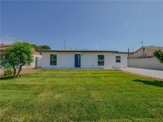 24931 Vine St, San Bernardino, CA 92410 - back of property with stucco siding