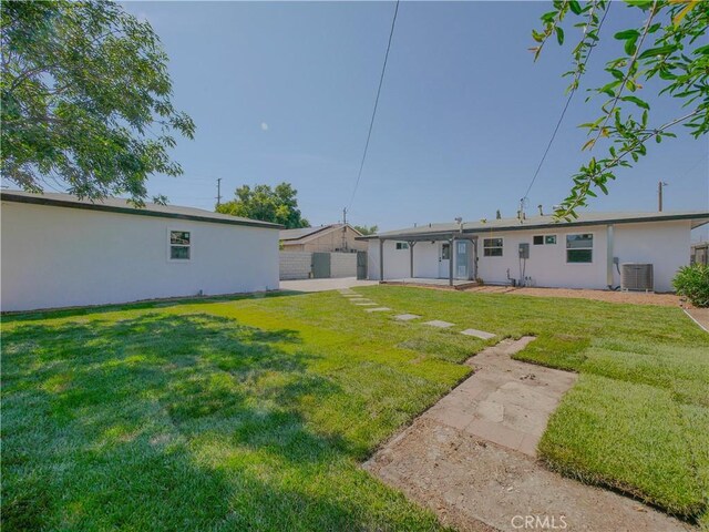 24931 Vine St, San Bernardino, CA 92410 - back of property with stucco siding