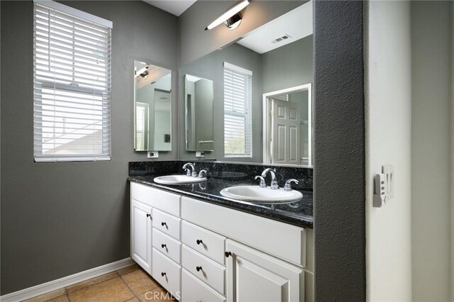 41 Ethereal St, Ladera Ranch, CA 92694 - full bath with double vanity and tile patterned floors