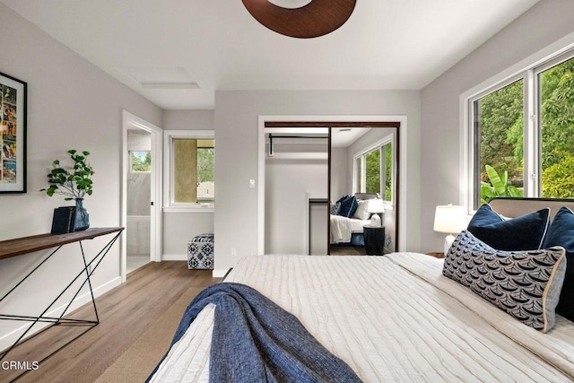 845 Rollin St, South Pasadena, CA 91030 - bedroom with wood finished floors and a closet
