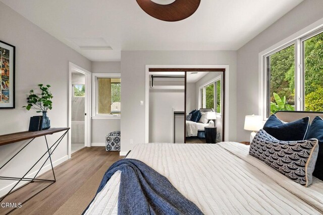 845 Rollin St, South Pasadena, CA 91030 - bedroom with wood finished floors and a closet