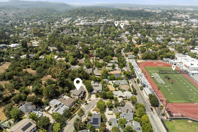 845 Rollin St, South Pasadena, CA 91030 - aerial view