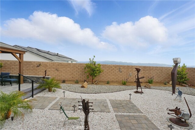 28410 Orange Park Dr, Castaic, CA 91384 - fenced backyard with a patio area