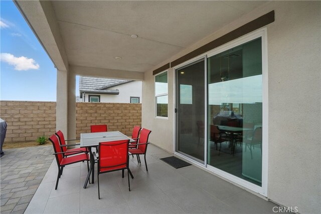 28410 Orange Park Dr, Castaic, CA 91384 - view of patio / terrace featuring outdoor dining area