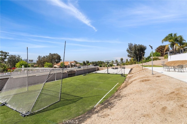 1042 Coronet Dr, Riverside, CA 92506 - view of yard with a sport area